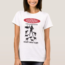 Camiseta FAZENDA de aviso FUNNY Patrulhada por Crazy Goat L