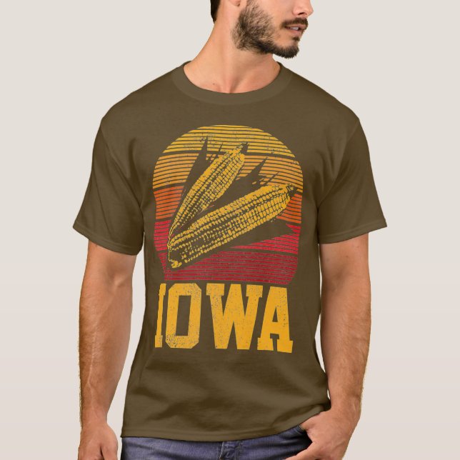 Camiseta Fazenda de Fazenda de Milho de Iowa (Frente)