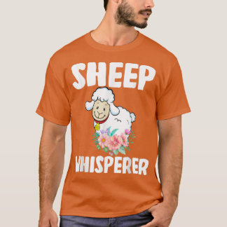 Camiseta Fazenda de Fazenda Floral de Flor de Ovinos com Cu