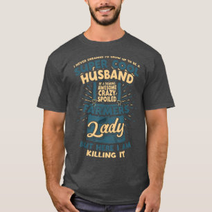 Camiseta Fazenda de fazendeiros do marido