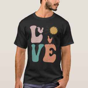 Camiseta Fazenda de Frango Criador de Animais AMOR