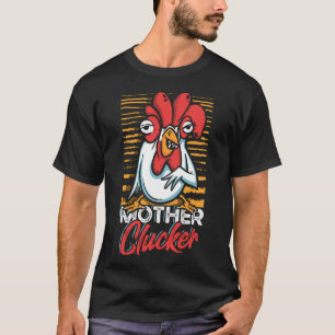 Camiseta Fazenda de frango da Madre Clucker para um agricul