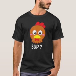 Camiseta Fazenda de Frango Fofa Roupa de Pintinhos para Cri