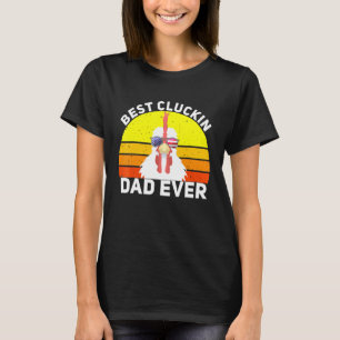 Camiseta Fazenda de Frangos Americana Retro Melhor Pai Cluc