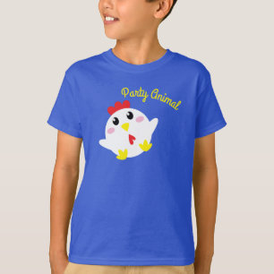Camiseta Fazenda de Frangos Fofos Aniversário de 1 ano