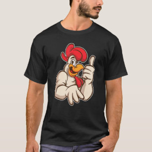 Camiseta Fazenda de Frangos Galo Alto Polegar