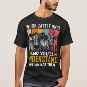 Camiseta Fazenda de gado Criação de fazendeiros Engraçados 