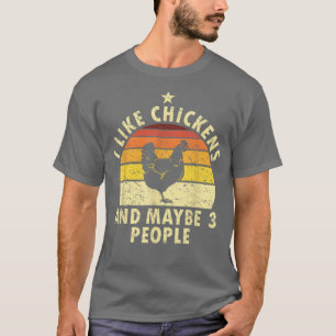 Camiseta Fazenda De Galinha Eu Gosto De Galinhas E Talvez 3