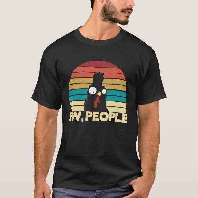 Camiseta Fazenda De Galinhas De Pessoas De Criação De Galin (Frente)