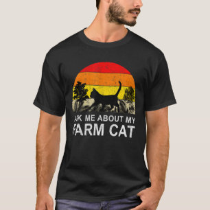 Camiseta Fazenda De Gato Fazendeiro Preto De Gato Preto Pro