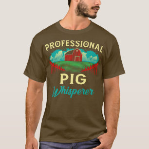 Camiseta Fazenda de Humor do Agricultor Engraçado de Suíno