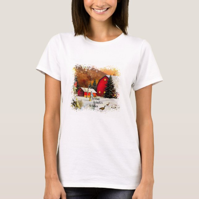Camiseta Fazenda de inverno (Frente)