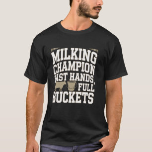 Camiseta Fazenda de Laticínios Vida Rural Agricultura Vida