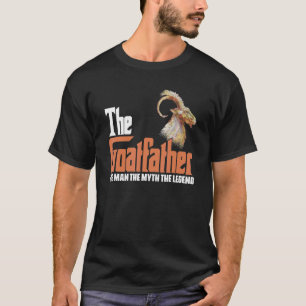Camiseta Fazenda de Pais de caprinos de criação de animais