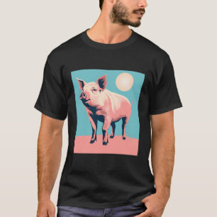 Camiseta Fazenda De Porco Rosa legal Para Porcos De Porco D