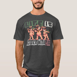 Camiseta Fazenda de Porcos para Porcos Frigorífico Piglet46