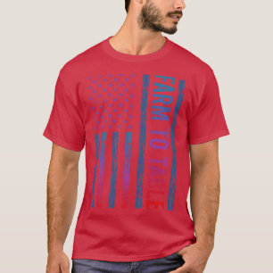 Camiseta Fazenda de Sinalizador de Gradação para Mesa