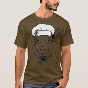 Camiseta Fazenda De Suíno Chef Cozinhar Funny Premium Cook