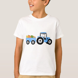 Camiseta Fazenda de Trator Azul - T-Shirt