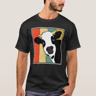 Camiseta Fazenda de Vacas Animal Retro