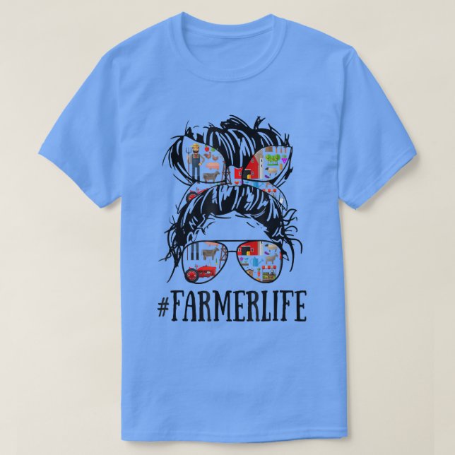 Camiseta Fazenda de vida do aquecedor de freios (Frente do Design)