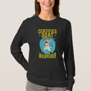 Camiseta Fazenda de Whisperer Ranch de Caprinos Certificado
