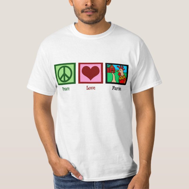 Camiseta Fazenda do amor da paz (Frente)
