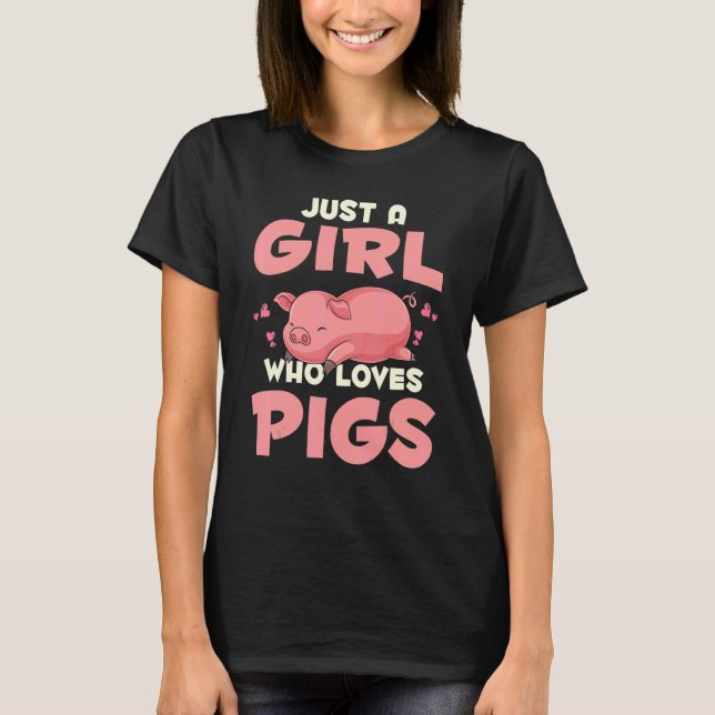 Camiseta Fazenda Dormindo, Animal Women, Apenas Uma Menina  (Frente)