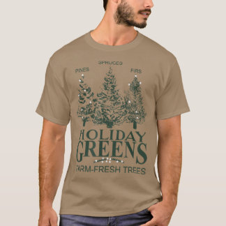 Camiseta Fazenda dos Verdes Feriados Árvores de Natal Fresc