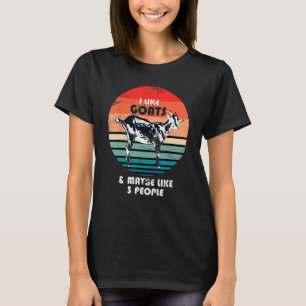 Camiseta Fazenda Engraçada Farmante De Caprinos De Animais