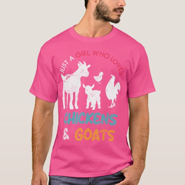 Camiseta Fazenda Engraçada Galinha De Animais Caprinos Farm (Frente)