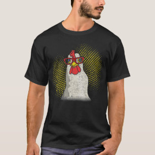 Camiseta Fazenda Engraçada Galinha-De-Pássaro-Bonito