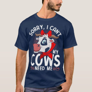 Camiseta Fazenda Engraçada Vaca Animal