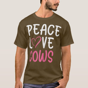 Camiseta Fazenda engraçada Vacas do Lover Gráfico para Mulh