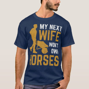 Camiseta Fazenda Engraçado Horseman Horseback, Presente