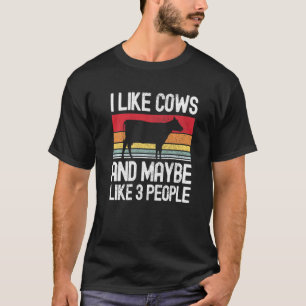 Camiseta Fazenda Eu Gosto De Vacas E Talvez 3 Pessoas 4