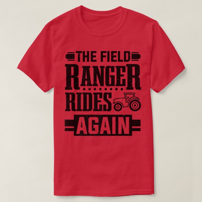 Camiseta Fazenda Farming Trator Field Ranger Novamente Faze (Frente do Design)
