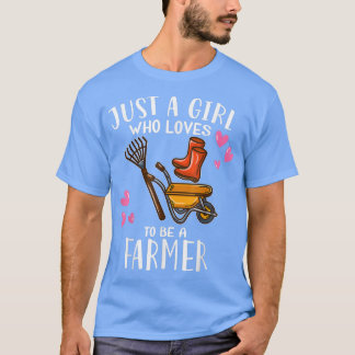 Camiseta Fazenda Fazendo Lover Apenas Uma Menina Que Adora 