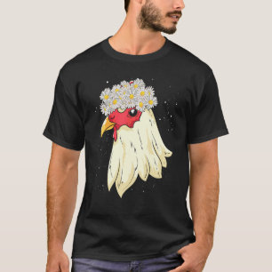Camiseta Fazenda Floral Animal Flor Margarida Agricultor Ch