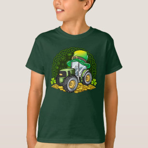 Camiseta Fazenda Irlandesa Farmer Trator Dia de São Patríci