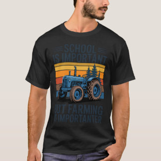 Camiseta Fazenda Mas Agricultura é Mais Importante Trator A