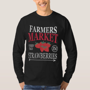 Camiseta Fazenda Mercado Jardim De Morango Agricultores Del