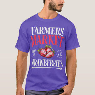 Camiseta Fazenda Mercado Jardim De Morango Agricultores Del