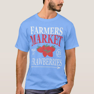Camiseta Fazenda Mercado Jardim De Morango Agricultores Del