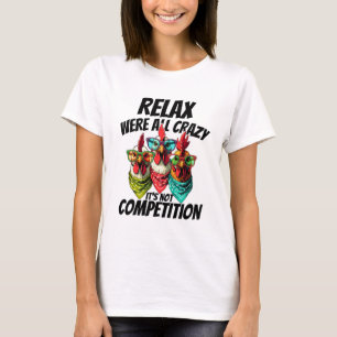 Camiseta Fazenda, Sublimação De Frango, Relaxe Foram Todos