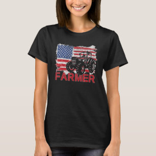 Camiseta Fazenda Trators America Flag Hoodie I, Fazenda Pat