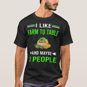 Camiseta Fazenda Verde 3 Pessoas para Mesa