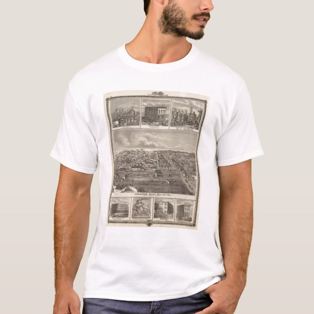 Camiseta Fazendas de Atlântico, de Iowa & bldgs (Frente)