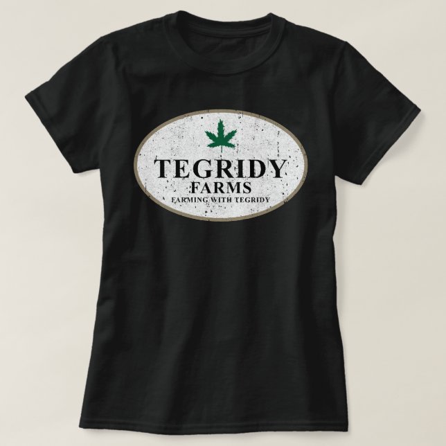 Camiseta Fazendas Tegridy - Agricultura com Tegridy (Frente do Design)
