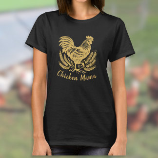 Camiseta Fazendeira de Ovos Mulher de Aves Galinha Mamãe